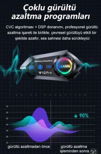 İNTERCOM BLUETOOTH Y12 PRO