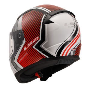 RAPID 2 EXTRA BEYAZ-KIRMIZI KASK
