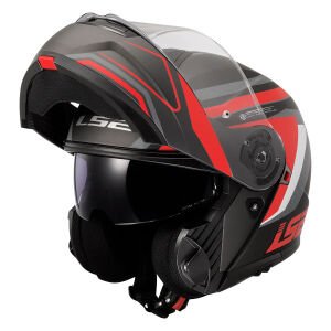 STROBE 2 PHANTOM MAT TITANIUM-GRİ-KIRMIZI KASK