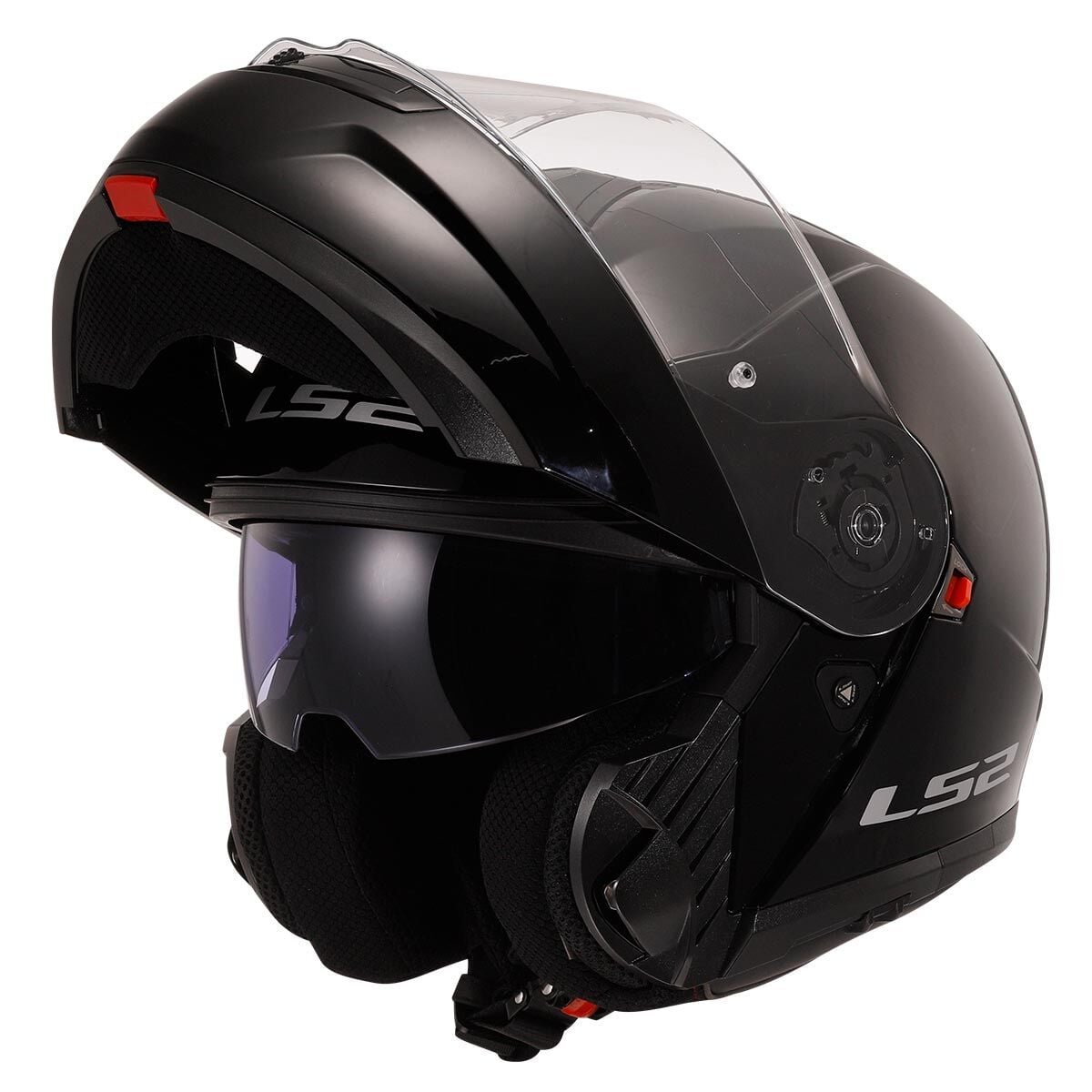 STROBE 2 PARLAK SİYAH KASK