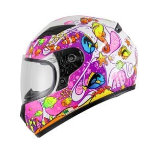SW 815K OCEAN WHİTE PİNK ÇOCUK KASK