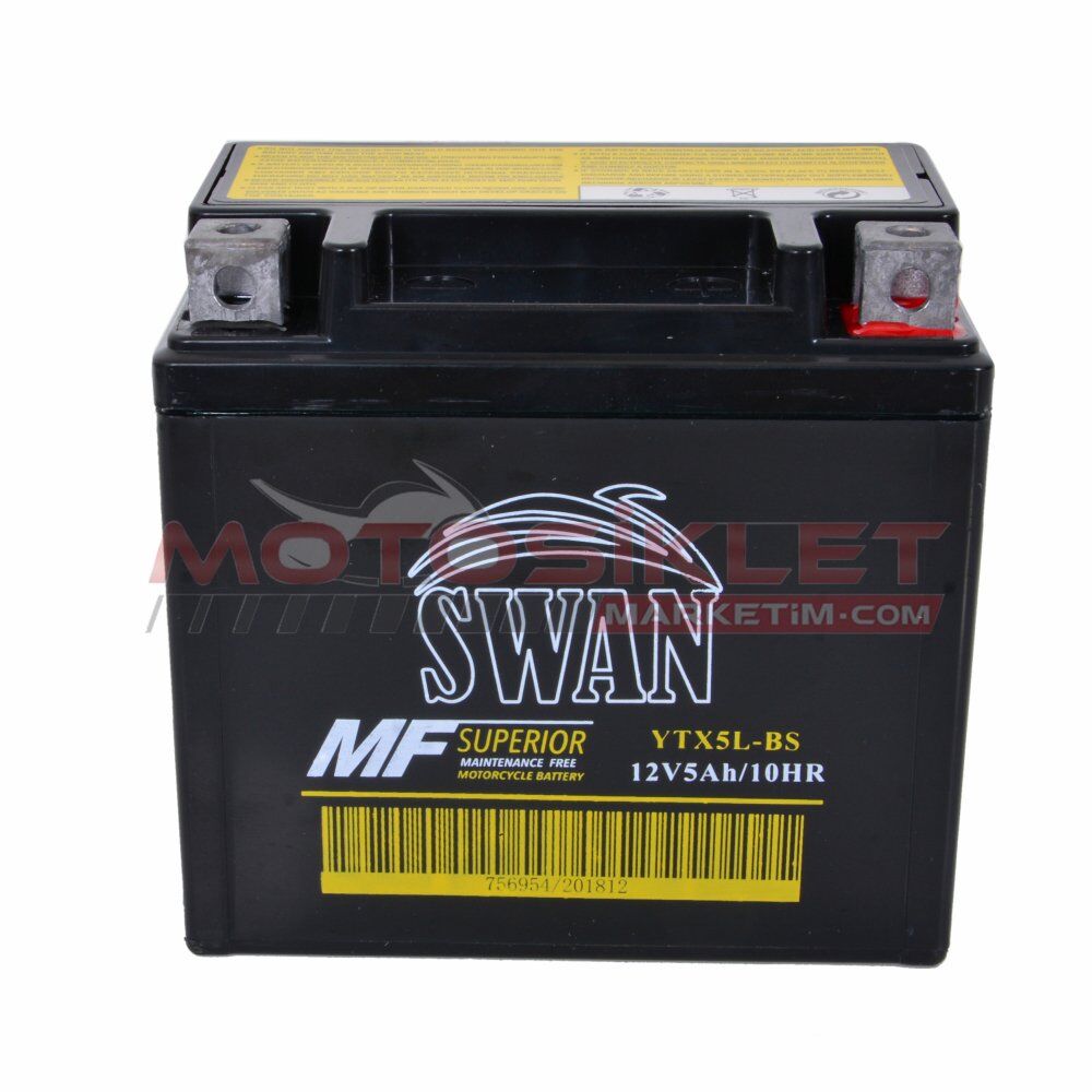 12/5 Yatık Akü Ytx5A Monero