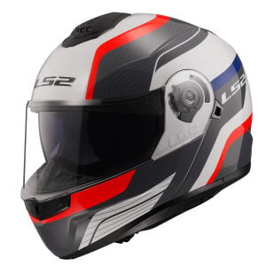 STROBE 2 MONZA SİYAH BEYAZ KIRMIZI KASK