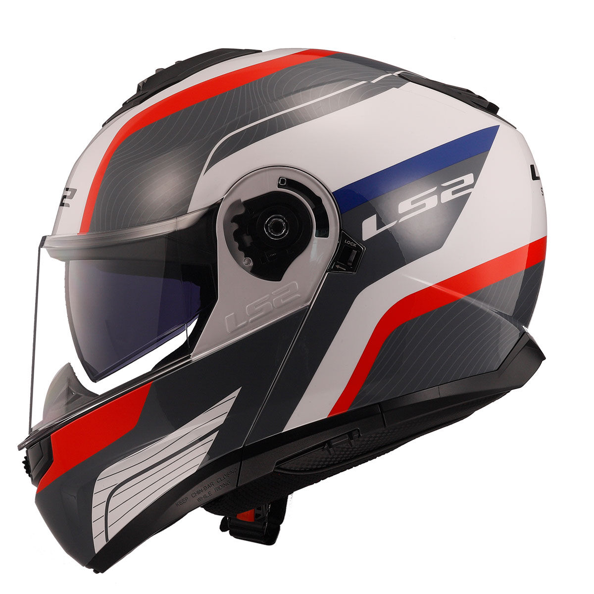 STROBE 2 MONZA SİYAH BEYAZ KIRMIZI KASK