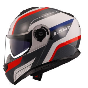STROBE 2 MONZA SİYAH BEYAZ KIRMIZI KASK