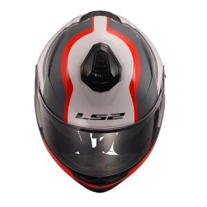 STROBE 2 MONZA SİYAH BEYAZ KIRMIZI KASK