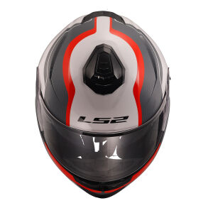 STROBE 2 MONZA SİYAH BEYAZ KIRMIZI KASK