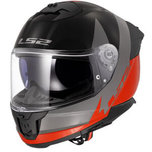 STREAM 2 THUNDERBIZ GRİ-TURUNCU KASK