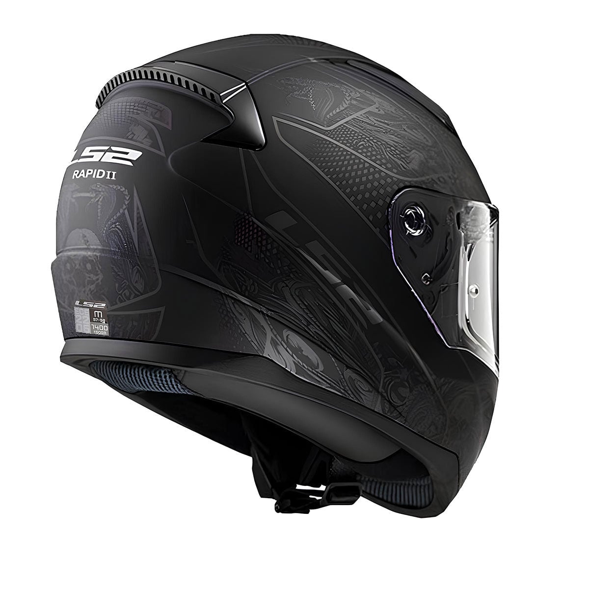RAPID 2 CRYPT MAT SİYAH KASK