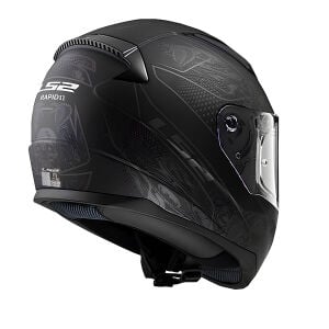 RAPID 2 CRYPT MAT SİYAH KASK