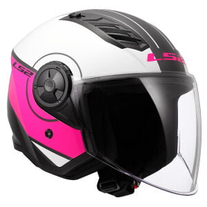 AIRFLOW 2 COVER BEYAZ PEMBE KASK