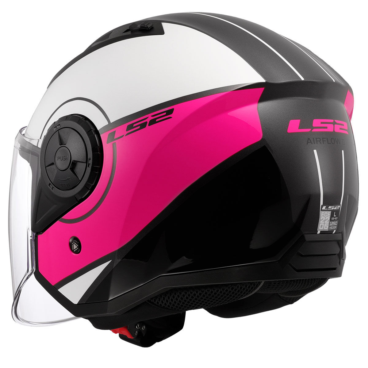 AIRFLOW 2 COVER BEYAZ PEMBE KASK