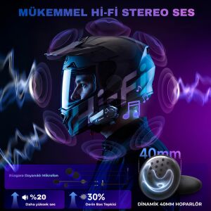İNTERCOM BLUETOOTH H2-S SPIN