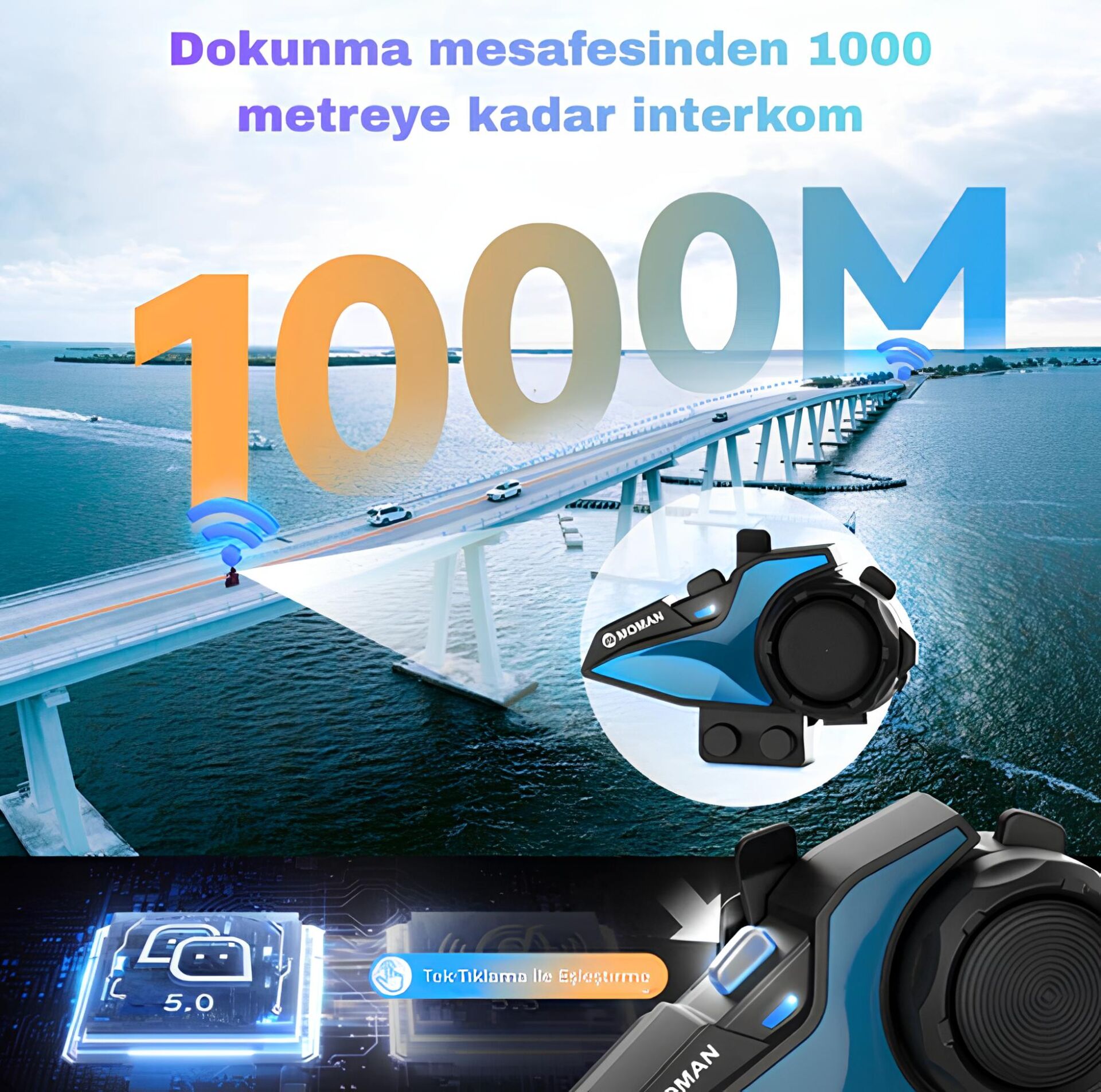 İNTERCOM BLUETOOTH H2E