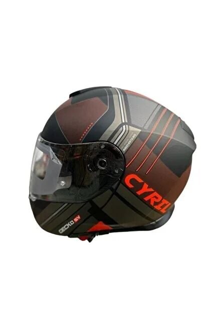 GECKO EPİC B5 MAT FLOUR KIRMIZI KASK