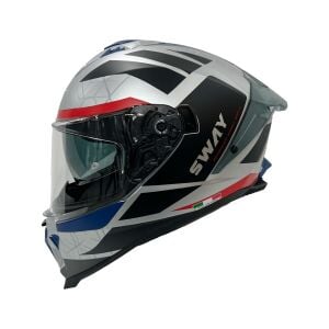 SW 865 EVOQUE WHİTE BLACK RED KASK