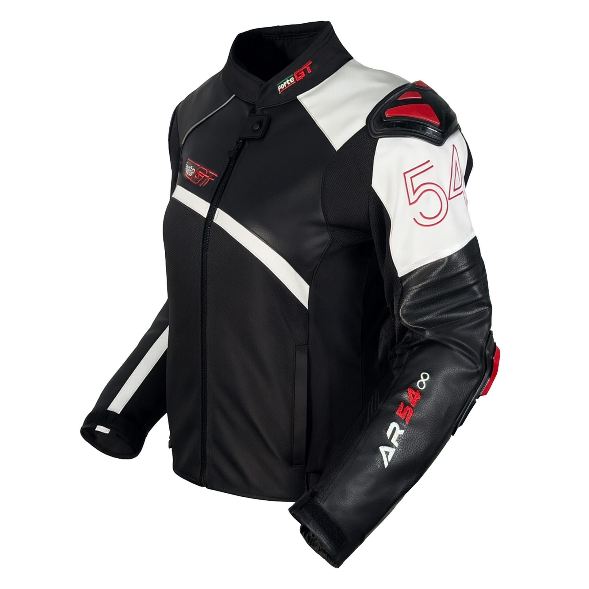 2003055 AR54 DERİ KIRMIZI KADIN MONT