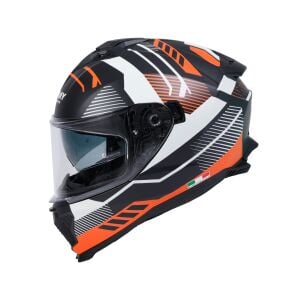 SW 865 POWER MAT BLACK ORANGE KASK