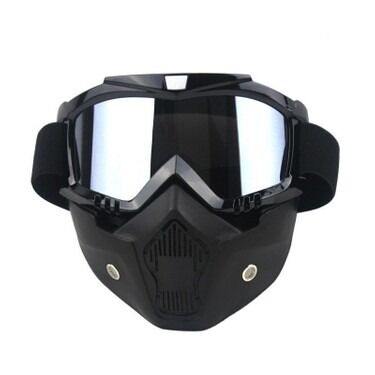 JET MASKE GRİ AYNALI