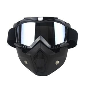 JET MASKE GRİ AYNALI