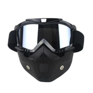 JET MASKE GRİ AYNALI