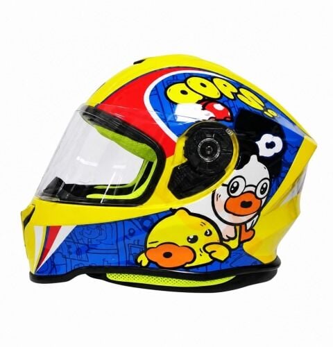 V-511 OOPS DUCK SARI KAPALI ÇOCUK KASK