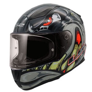 RAPID 2 SPOX GRİ-KIRMIZI KASK