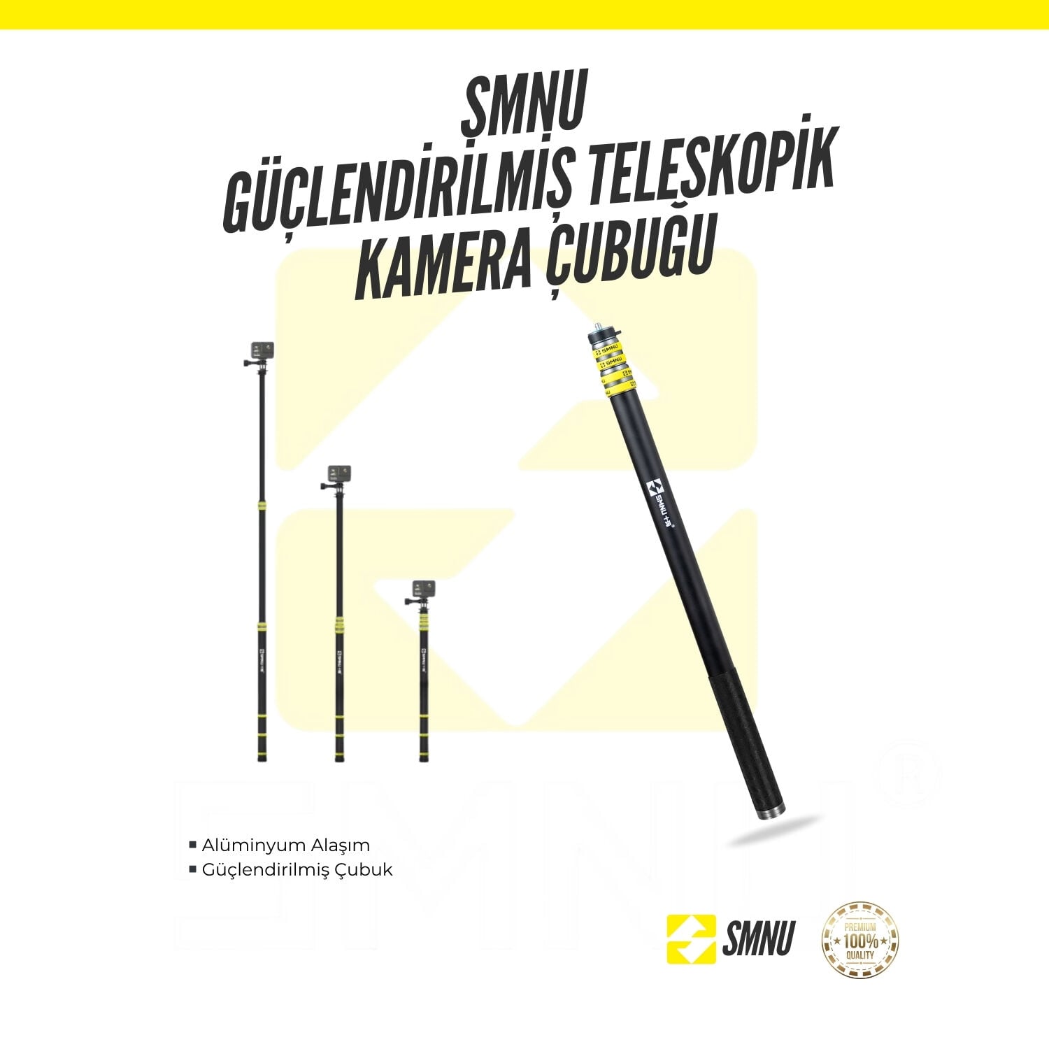 GO PRO KAMERA ÇUBUĞU TELESKOPİK