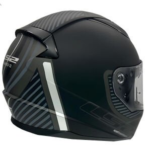 RAPID 2 EXTRA MAT SİYAH-GRİ KASK