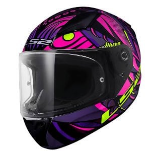 RAPID 2 ATHENA SİYAH-MOR KASK