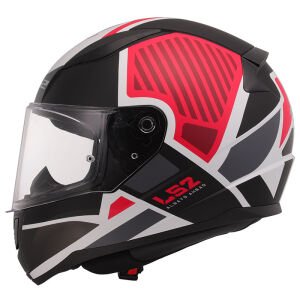 RAPID 2 GRID MAT BEYAZ-KIRMIZI KASK