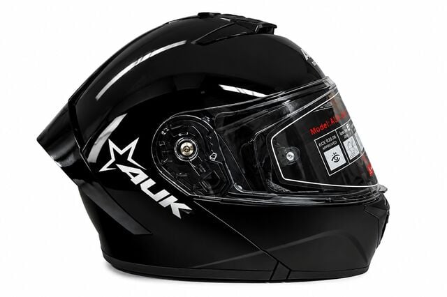 AUK01_15 PARLAK SİYAH  KASK