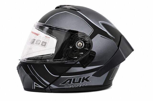 AUK01_12 ANTRASİT GRİ SİYAH KASK