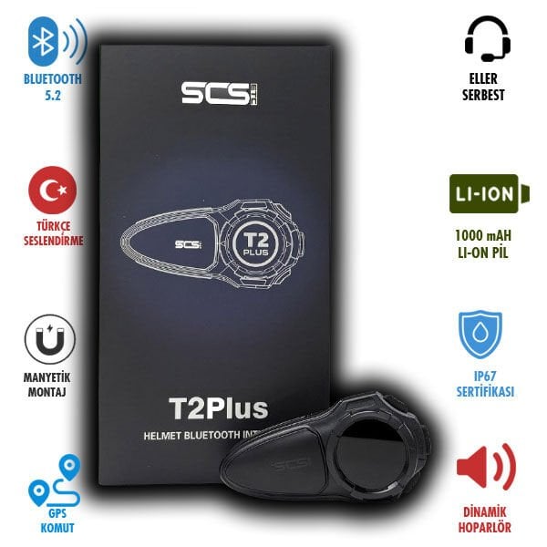 İNTERCOM BLUETOOTH T2 PLUS