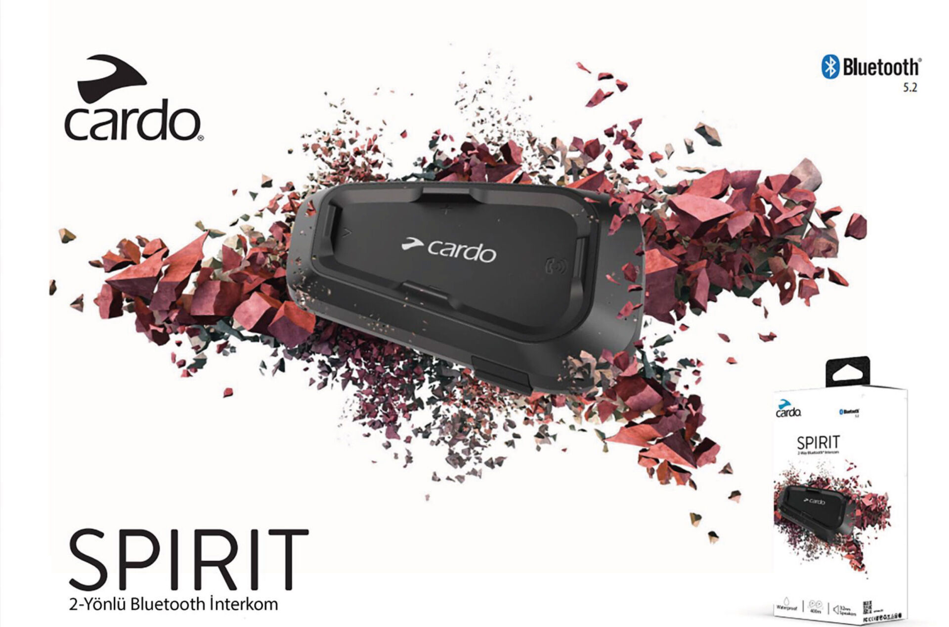 İNTERCOM BLUETOOTH SPIRIT 2'Lİ